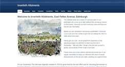 Desktop Screenshot of inverleithallotments.org.uk